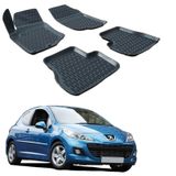 Covorase auto 3D PREMIUM Peugeot 207 2006-2012