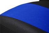 Huse auto pentru Renault Clio (IV) 2012-2019 CARO albastre 2+3