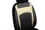 Huse auto pentru Kia Picanto (III) 2017-&gt; Design Leather bej 2+3