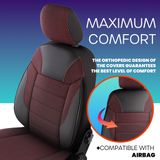 Huse auto pentru Seat Cordoba (I)  1993-2002 PALERMO_Burgundia 2+3