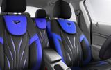 Huse auto pentru Kia Niro 2016-up PARS_Albastre 2+3