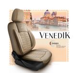 Huse auto pentru Kia Soul (I)  2008-2013 VENEDIK_Bej 2+3