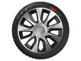 Capace roti pentru Renault Stratos 16&#039;&#039; Silver &amp; Black 4 buc set