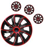 Capace roti pentru Hyundai Quad 14&quot; Red &amp; Black 4ks