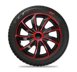 Capace roti pentru Hyundai Quad 14&quot; Red &amp; Black 4ks