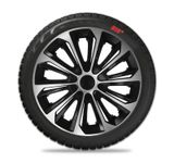 Capace roti pentru Citroen Strong 15&quot; Silver &amp; Black 4 buc