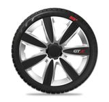 Capace roti pentru Mazda GTX Carbon 16&quot; Black &amp; Silver 4 buc