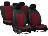 Huse auto pentru Audi A3 (8L) 1996-2003 PELLE - Burgundia 2+3