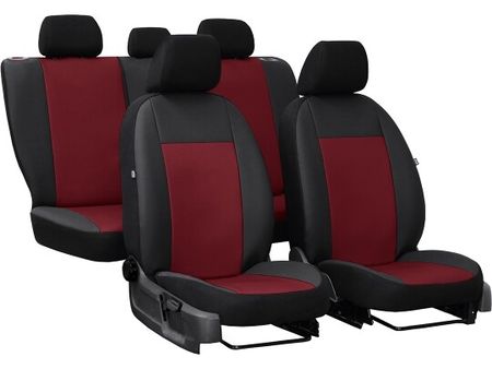 Huse auto pentru Audi A3 (8P) 2003-2013 PELLE - Burgundia 2+3