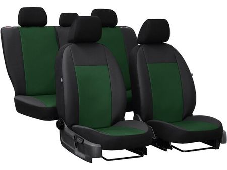 Huse auto pentru Audi A3 (8P) 2003-2013 PELLE - verde 2+3