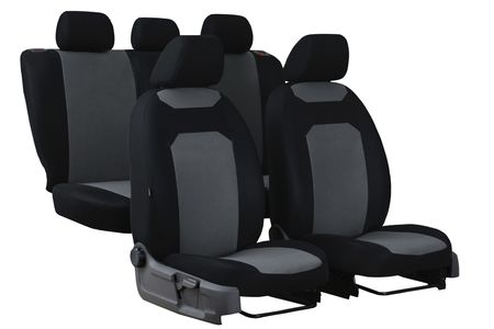 Huse auto pentru Audi Q5 2008-2017 CARO gri 2+3