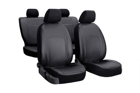 Huse auto pentru Audi Q5 2008-2017 Design Leather neagra 2+3