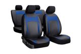 Huse auto pentru BMW X3 F25 2010-2017 Design Leather albastre 2+3