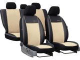 Huse auto pentru Dacia Logan (II) 2012-2020 Exclusive Alcantara - bej 2+3