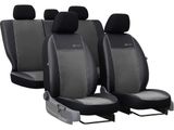 Huse auto pentru Dacia Logan (II) 2012-2020 Exclusive Alcantara - gri 2+3