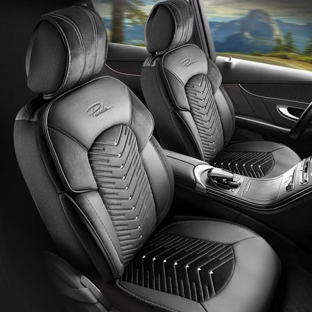 Huse auto pentru Ford Ranger 2012-2022 DUBAI_Neagră 2+3