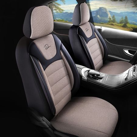 Huse auto pentru Hyundai i30 (II) 2012-2017 PRESTIGE_Bej 2+3