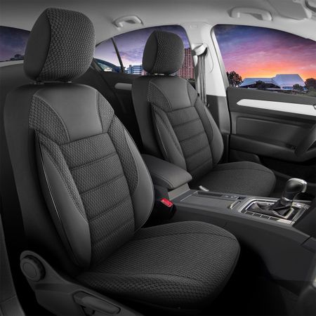 Huse auto pentru Kia Niro 2016-up PALERMO_Neagră 2+3