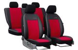 Huse auto pentru Mazda CX-7 2006-2012 Exclusive Alcantara - rosie 2+3