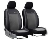 Huse auto pentru Mitsubishi L-200 (I) 1378-1986 Exclusive Alcantara - gri 1+1, față