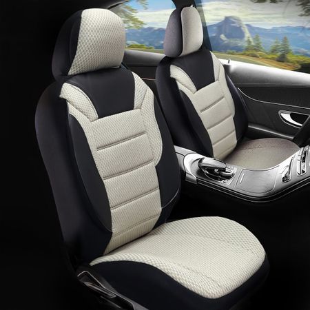 Huse auto pentru Peugeot 207 2006-2014 PALERMO_Bej 2+3