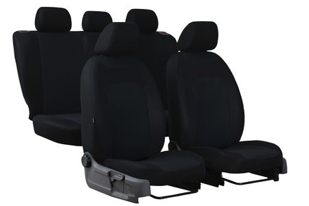 Huse auto pentru Seat Arona 2017-> CARO neagra 2+3