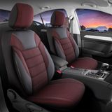 Huse auto pentru Seat Ateca 2016-up PALERMO_Burgundia 2+3