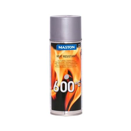 MasHeatresistant spray 400mml 600 ° C SILVER