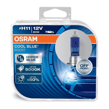 OSRAM H11 12V 80W albastru rece BOOST