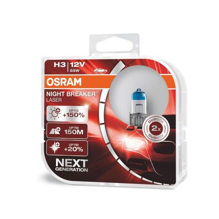 OSRAM H3 Night Breaker LASER BOX