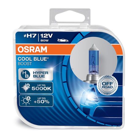 OSRAM H7 12V 80W albastru rece BOOST PX26d