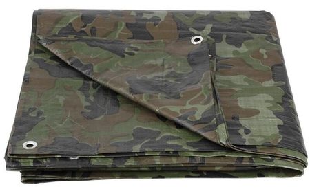 Prelată de acoperire Kaki 3x5 m, 80 g/m2, olive/camuflaj