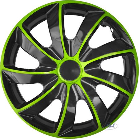 Capace roti pentru Audi Quad 15" Green & Black 4 buc