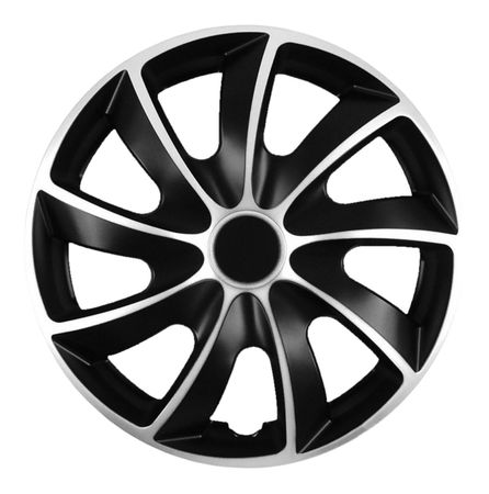 Capace roti pentru Chevrolet Quad 14" Black & Silver 4ks