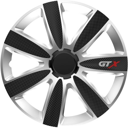 Capace roti pentru Mazda GTX Carbon 16" Black & Silver 4 buc