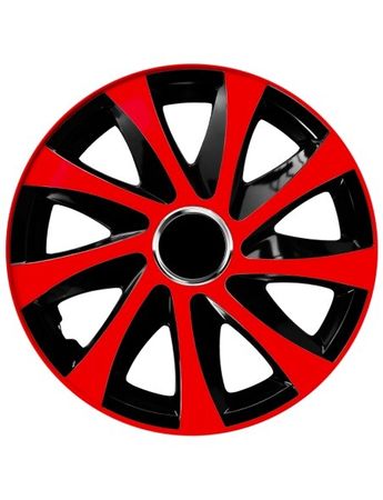 Capace roti pentru Alfa Romeo DRIFT extra red/black 15" 4 .buc