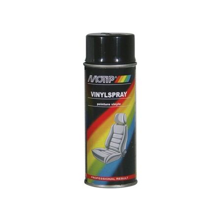 Vinil spray negru 400ml Motip