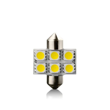 Bec LED SV8.5 WHITE 12V 31mm VECTA