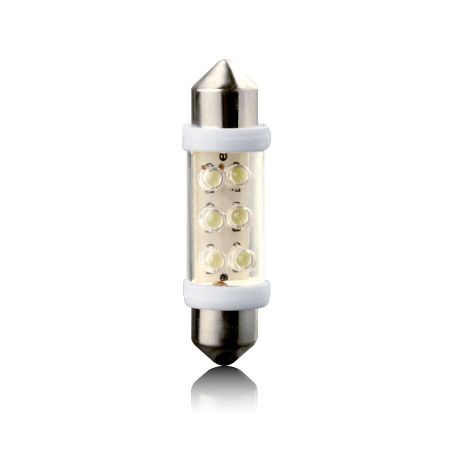 Bec LED SV8,5 WHITE 12V 39mm VECTA